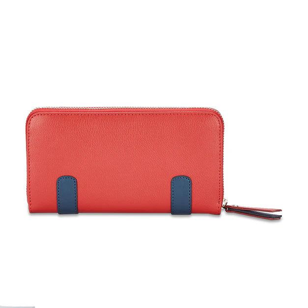 Tommy Hilfiger Omaha Women's Genuine Leather Wallet Red