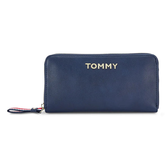 Tommy Hilfiger Classic Waco Women's Leather Wallet Navy