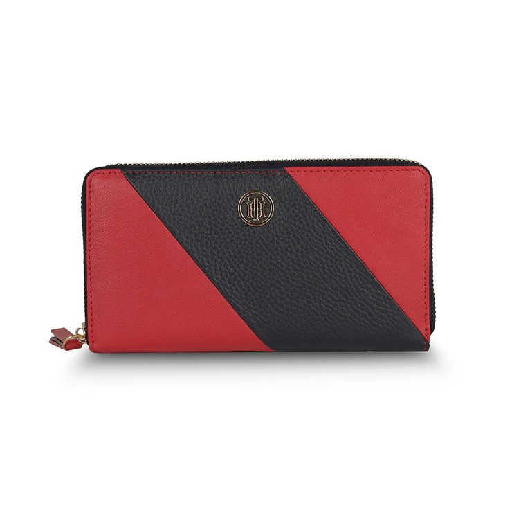 Tommy Hilfiger Kyoto Women's Leather Wallet Red