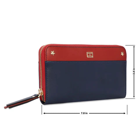 Tommy Hilfiger Albizia Women's Leather Wallet Navy