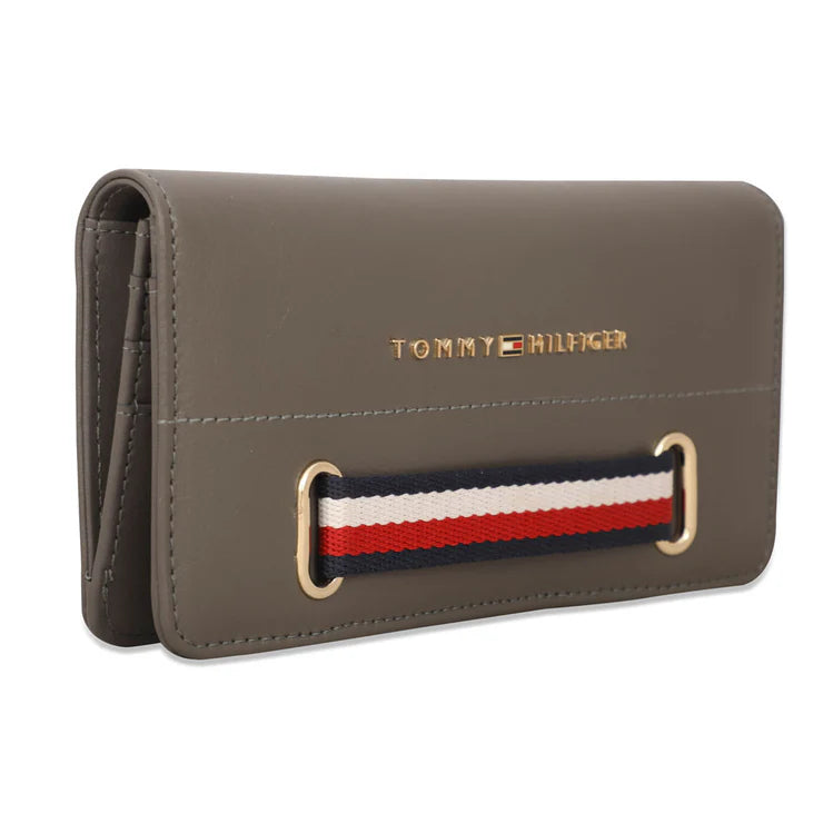 Tommy Hilfiger Sifaka Women's Vegan Leather Wallet Grey