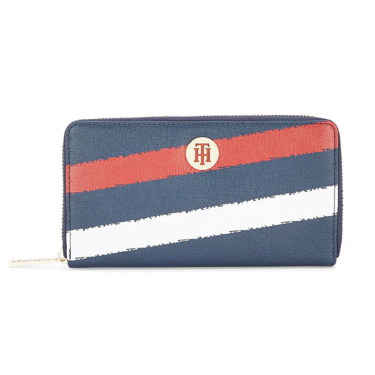 Tommy Hilfiger Adore Women's Genuine Leather Wallet Navy