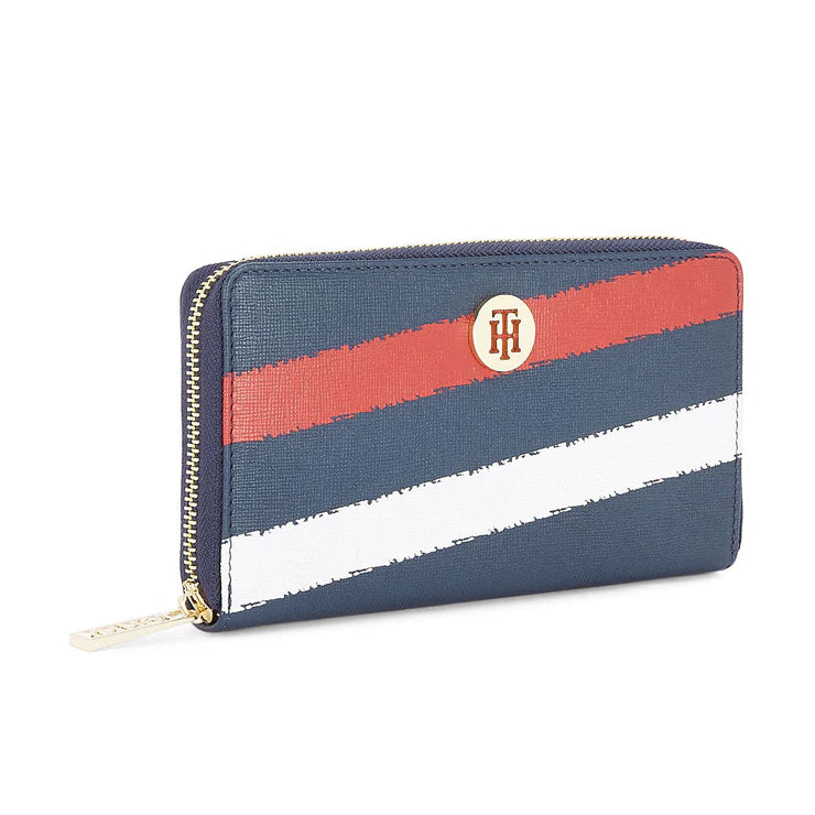 Tommy Hilfiger Adore Women's Genuine Leather Wallet Navy