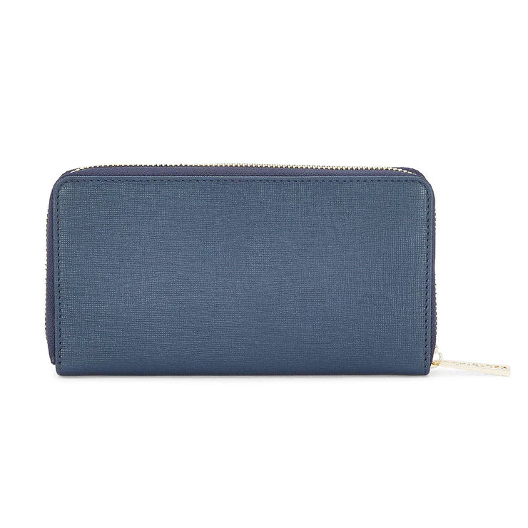 Tommy Hilfiger Adore Women's Genuine Leather Wallet Navy