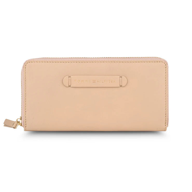 Tommy Hilfiger Nathalia Women's Leather Wallet Beige