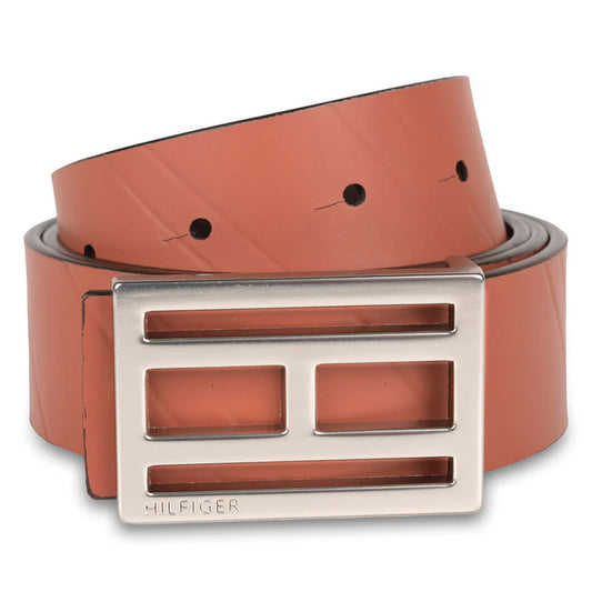 Tommy Hilfiger Adrian Men's Reversible Belt Tan+Brown