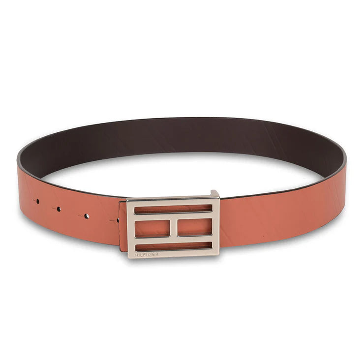 Tommy Hilfiger Adrian Men's Reversible Belt Tan+Brown