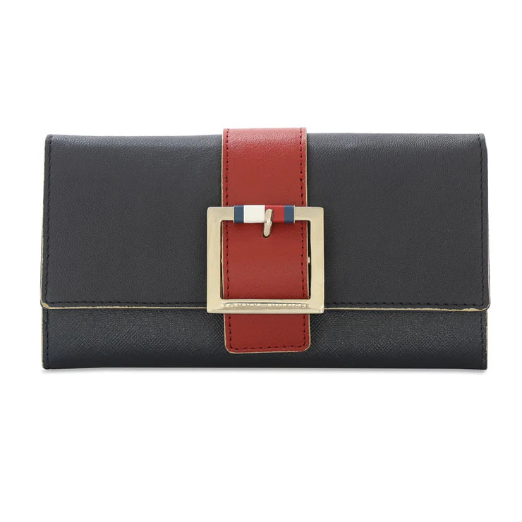 Tommy Hilfiger Zaliyah Flap Wallet Navy