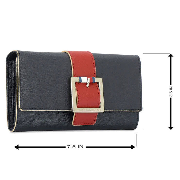 Tommy Hilfiger Zaliyah Flap Wallet Navy