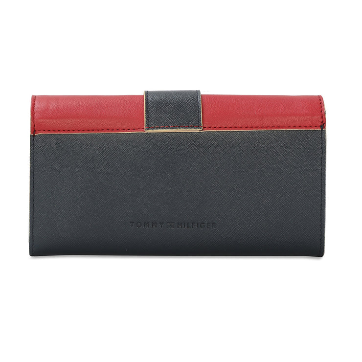 Tommy Hilfiger Zaliyah Flap Wallet Red