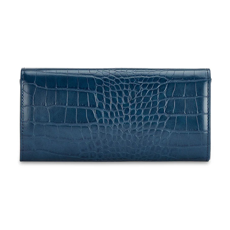 Tommy Hilfiger Jocelyn Plus Women's Vegan Textured Leather Wallet Navy