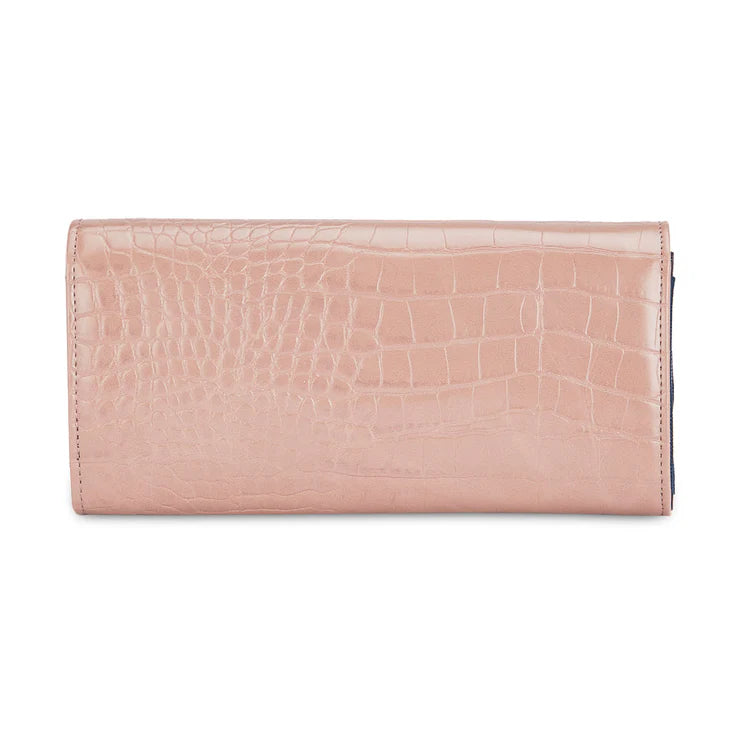 Tommy Hilfiger Jocelyn Plus Women's Vegan Textured Leather Wallet Salmon Pink