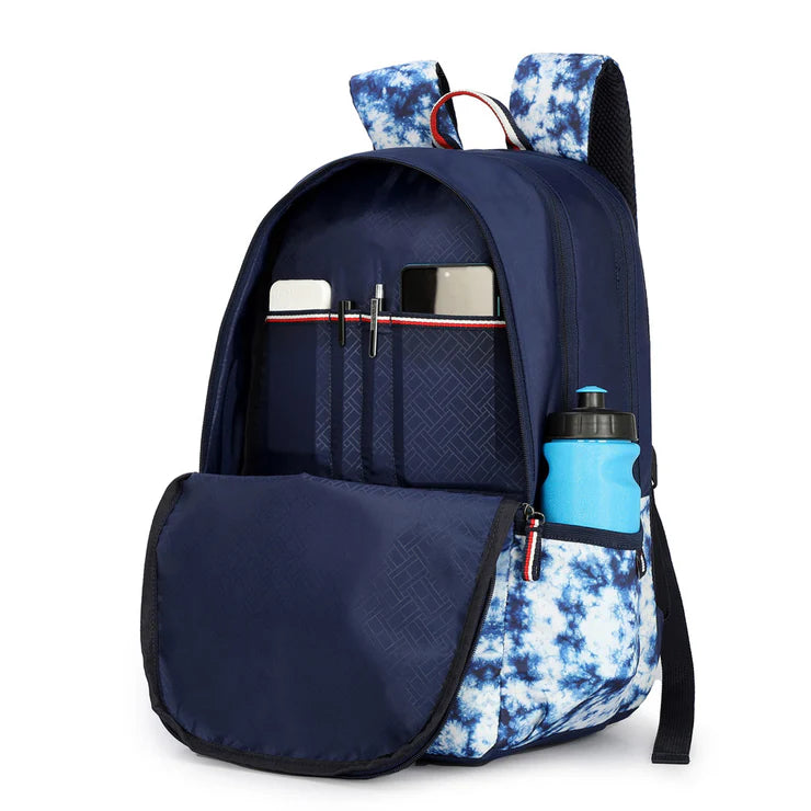 Tommy Hilfiger Cloudy Water-Resistant Laptop Backpack Navy