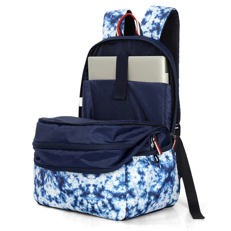 Tommy Hilfiger Cloudy Water-Resistant Laptop Backpack Navy