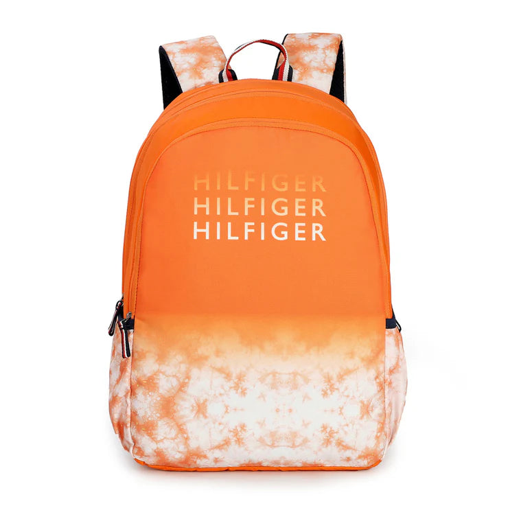 Tommy Hilfiger Cloudy Water-Resistant Laptop Backpack Orange