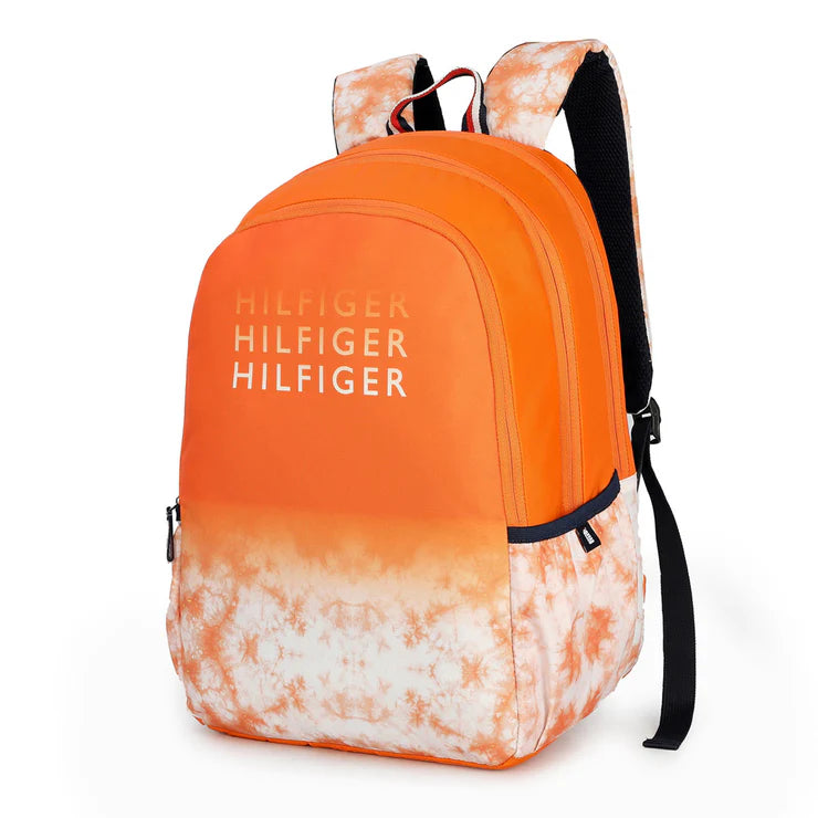 Tommy Hilfiger Cloudy Water-Resistant Laptop Backpack Orange