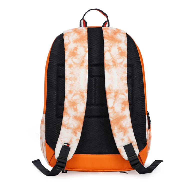 Tommy Hilfiger Cloudy Water-Resistant Laptop Backpack Orange