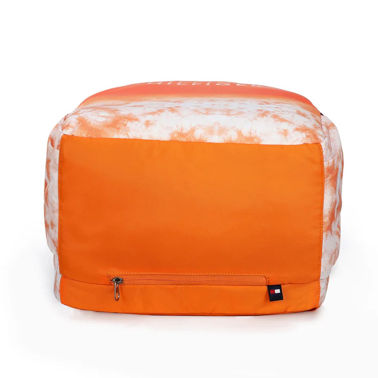 Tommy Hilfiger Cloudy Water-Resistant Laptop Backpack Orange