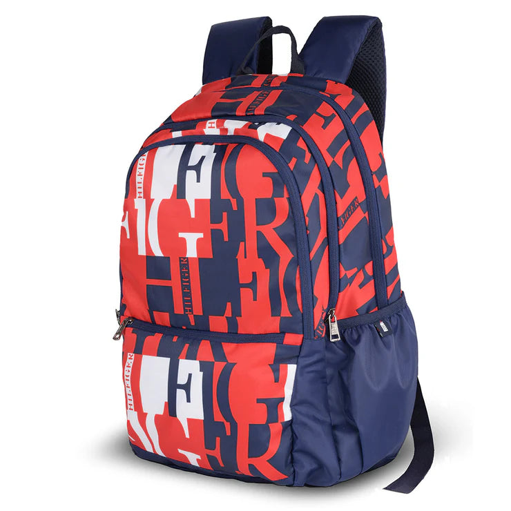 Tommy Hilfiger Majestic Unisex Water-Resistant Laptop Backpack Red