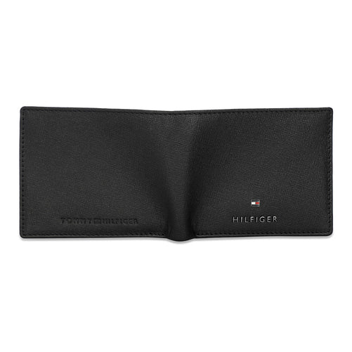 Tommy Hilfiger Riley Men's Leather Global Coin Wallet Black