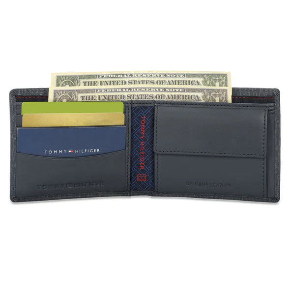 Tommy Hilfiger Cyril Men's Leather Global Coin Wallet