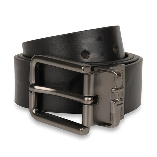 Tommy Hilfiger Sergio Men's Reversible Leather Belt Black+Brown