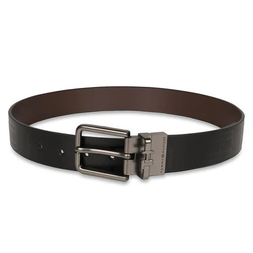 Tommy Hilfiger Sergio Men's Reversible Leather Belt Black+Brown