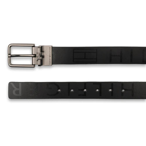 Tommy Hilfiger Sergio Men's Reversible Leather Belt Black+Brown