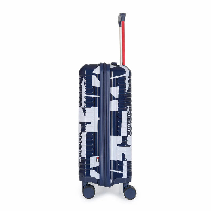 Tommy Hilfiger Colorado Spring Hard Luggage Navy+White