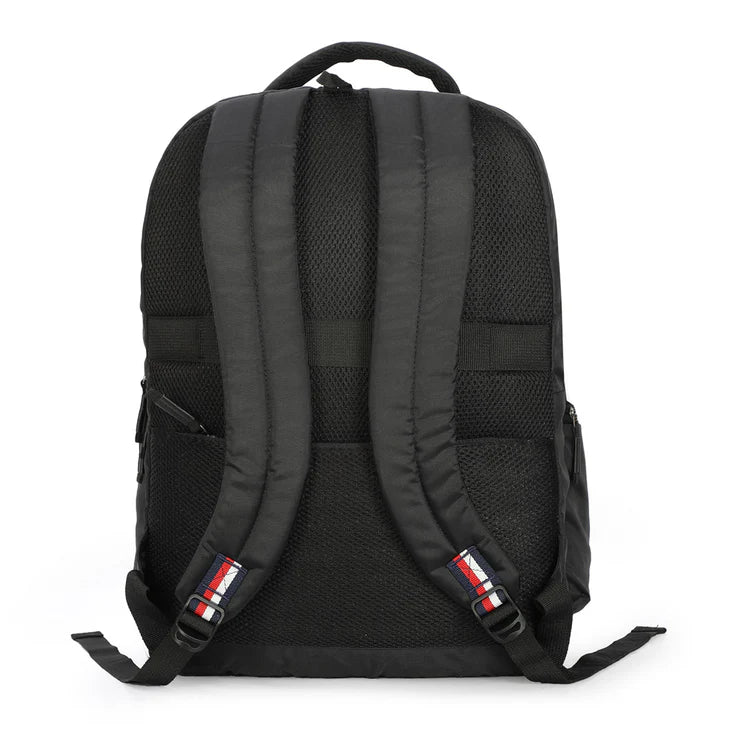 Tommy Hilfiger Dante Unisex Water-Resistant Laptop Backpack Black