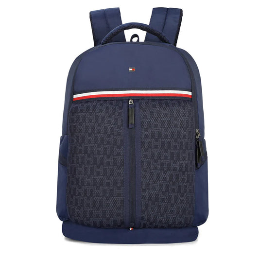 Tommy Hilfiger Dante Unisex Water-Resistant Laptop Backpack Navy