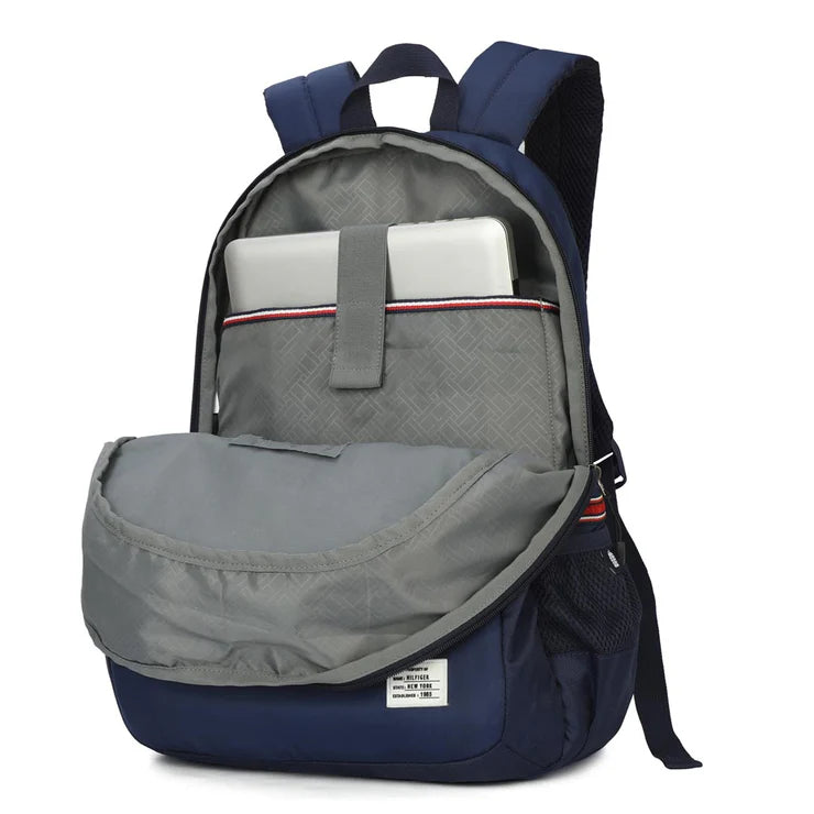 Tommy Hilfiger Emanuel Unisex Water-Resistant Laptop Backpack Navy