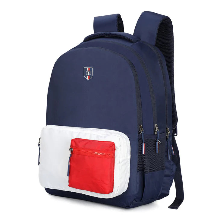 Tommy Hilfiger Rex Unisex Water-Resistant Laptop Backpack Navy