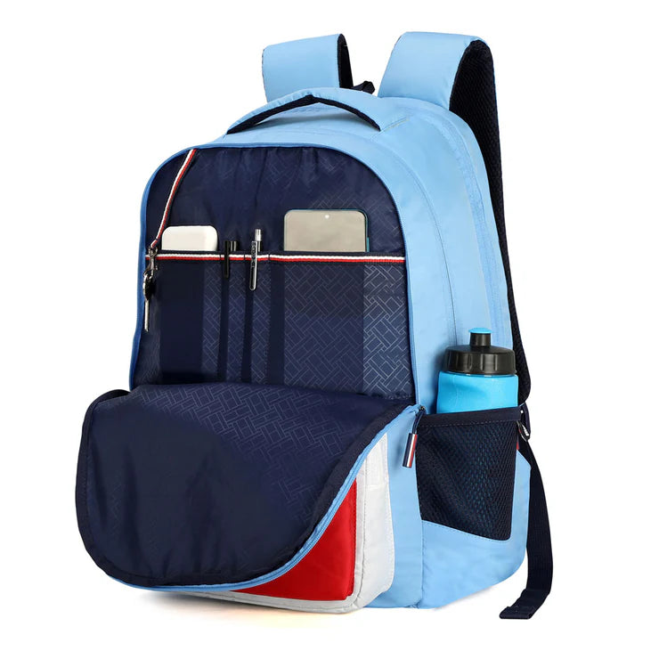 Tommy Hilfiger Rex Unisex Water-Resistant Laptop Backpack Blue