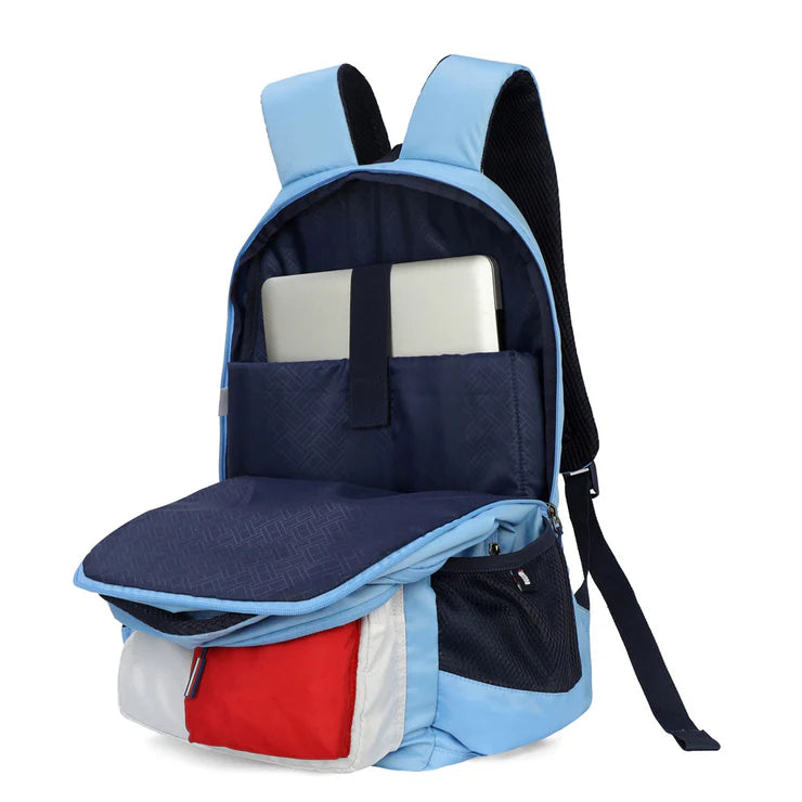 Tommy Hilfiger Rex Unisex Water-Resistant Laptop Backpack Blue