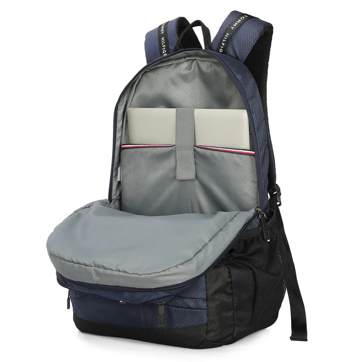 Tommy Hilfiger Draven Water-Resistant Laptop Backpack Navy