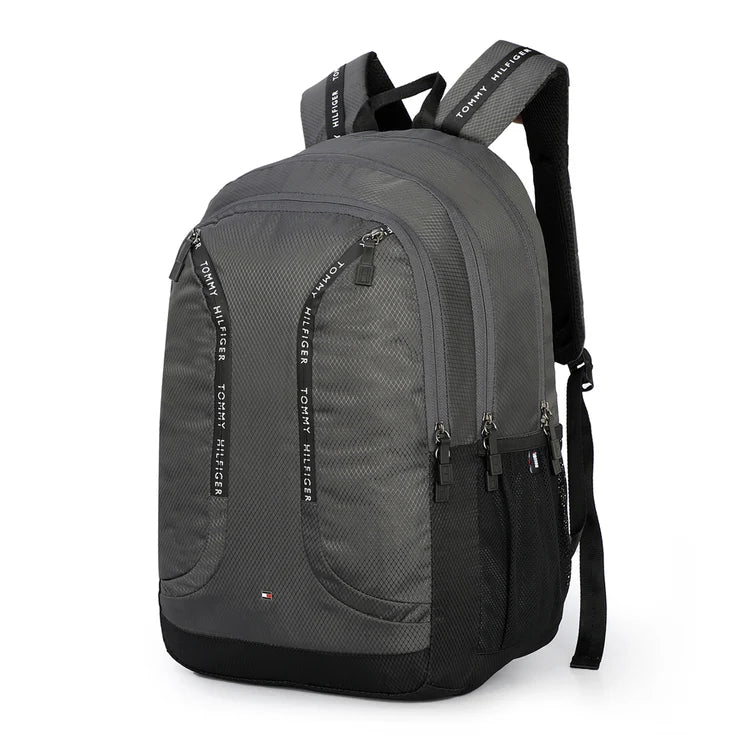 Tommy Hilfiger Draven Water-Resistant Laptop Backpack Grey