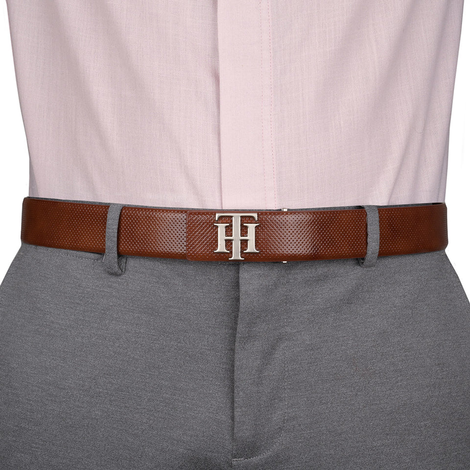 Tommy Hilfiger Nebraska Gift Set Belt + Wallet Tan