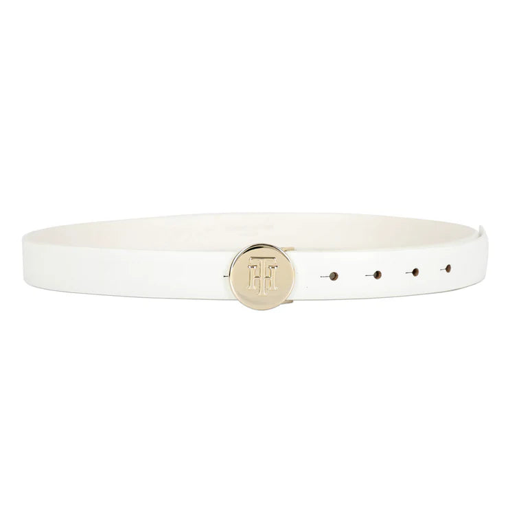 Tommy Hilfiger Nagisa Women's Leather Non Reversible Belt White