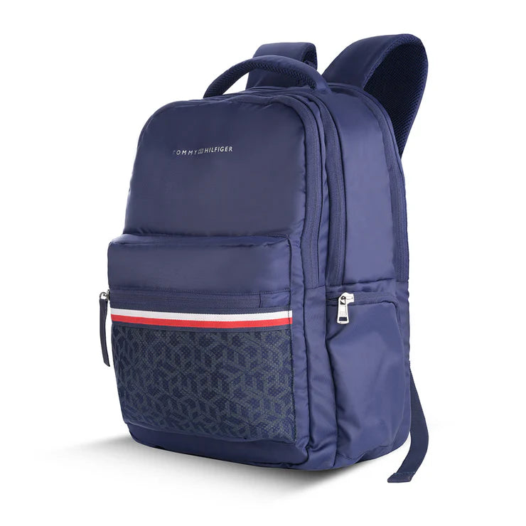 Tommy Hilfiger Deon Unisex Polyester 14 Inch Laptop Backpack Navy