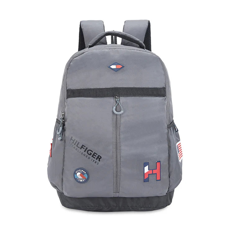 Tommy Hilfiger Ralph Unisex Polyester 15 Inch Laptop Backpack Grey