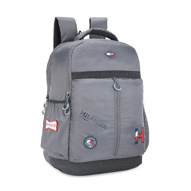 Tommy Hilfiger Ralph Unisex Polyester 15 Inch Laptop Backpack Grey