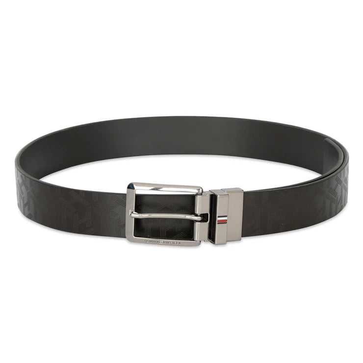 Tommy Hilfiger Honor Men's Leather Reversible Belt Brown+Brown