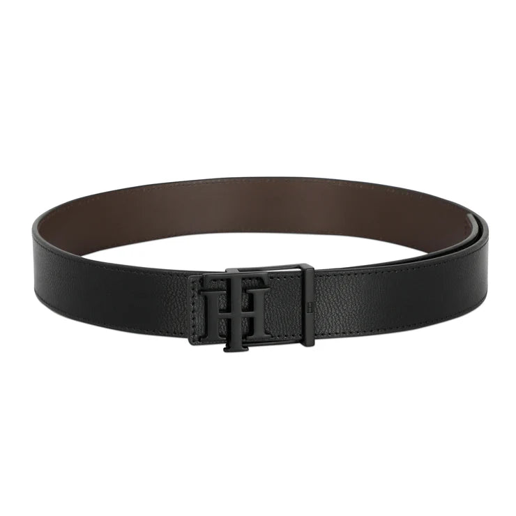 Tommy Hilfiger Lydia Men's Leather Reversible Belt Black+Brown