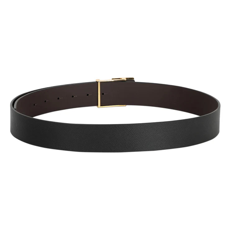 Tommy Hilfiger Cannock Men Leather Reversible Belt Black+Brown