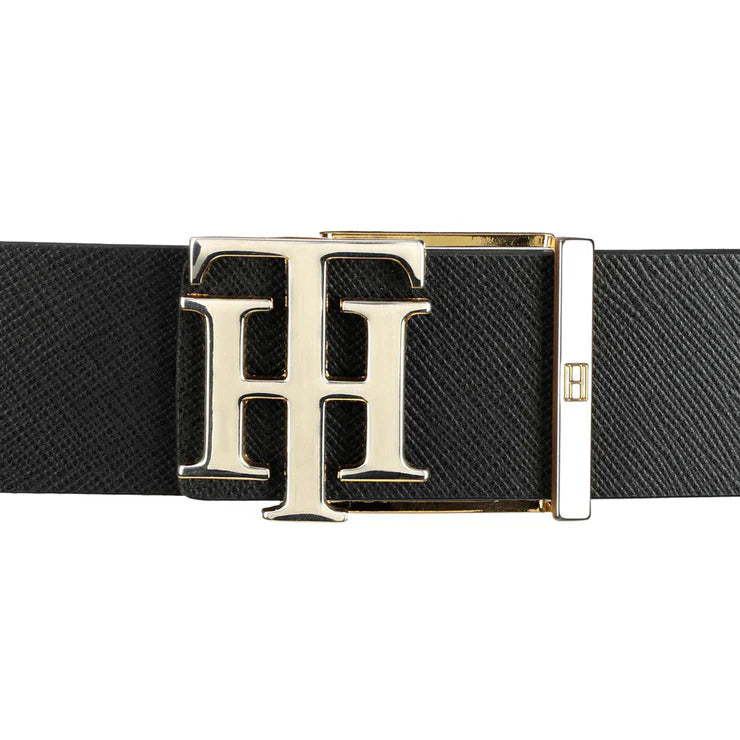 Tommy Hilfiger Cannock Men Leather Reversible Belt Black+Brown