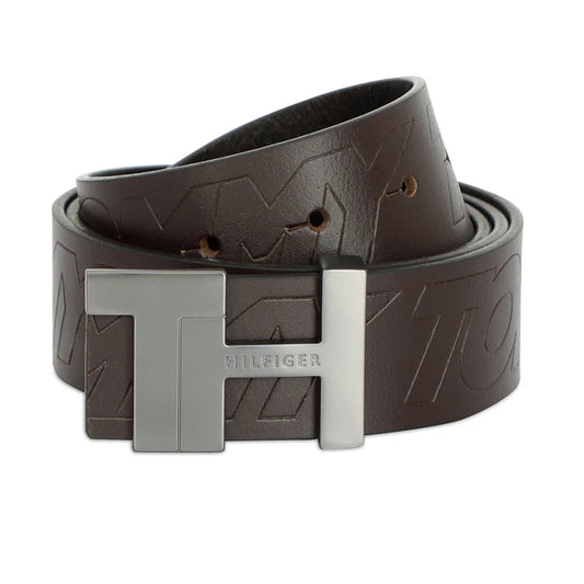 Tommy Hilfiger Judd Men's Leather Belt Brown