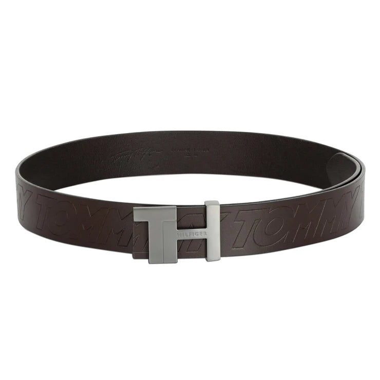 Tommy Hilfiger Judd Men's Leather Belt Brown