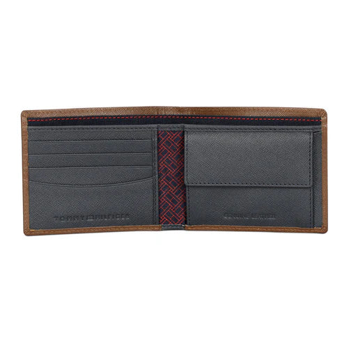 Tommy Hilfiger Moxen Men's Leather Global Coin Wallet