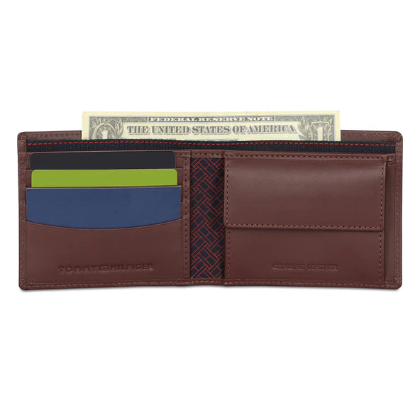 Tommy Hilfiger Dawson Men's Leather Global Coin Wallet